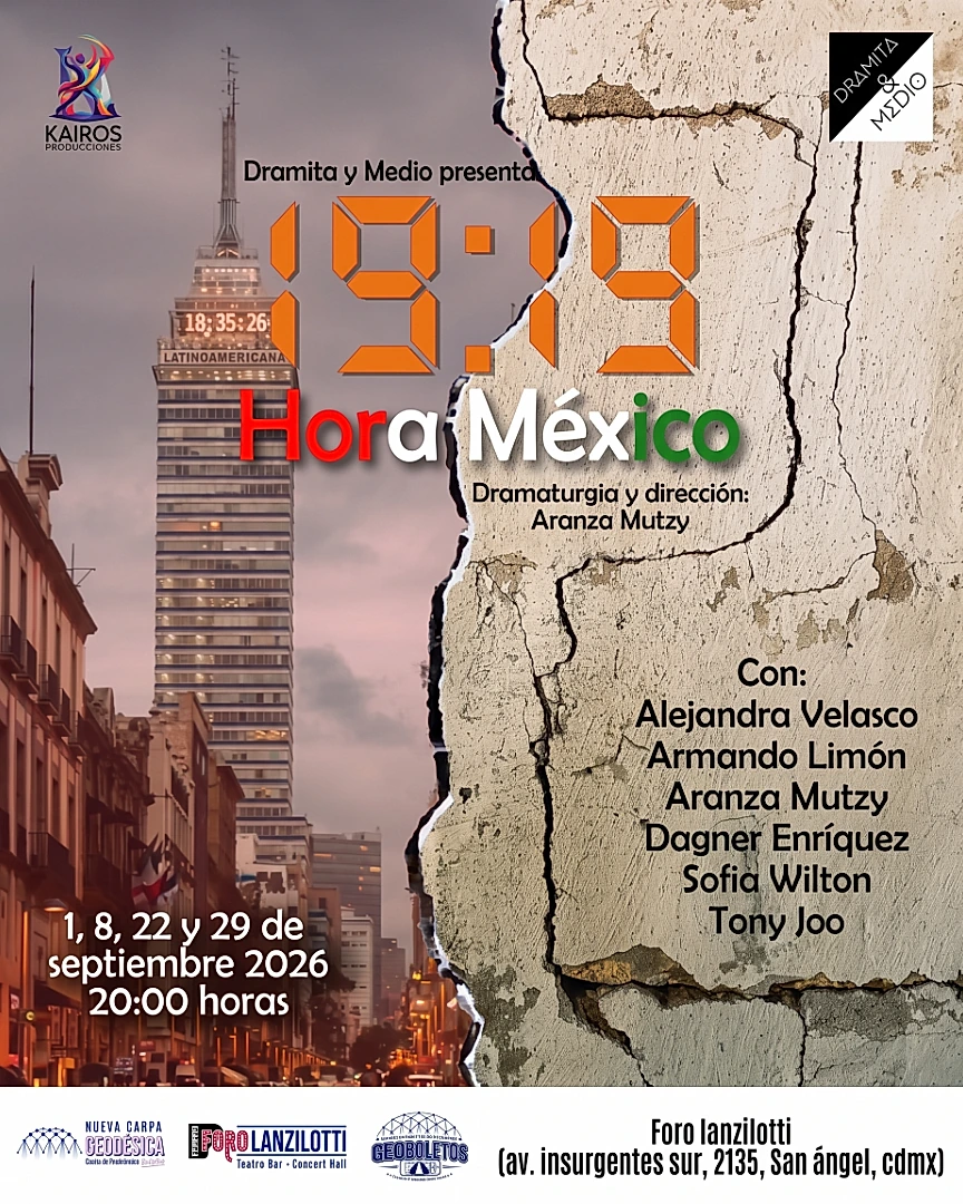 19:19. Hora Mexico