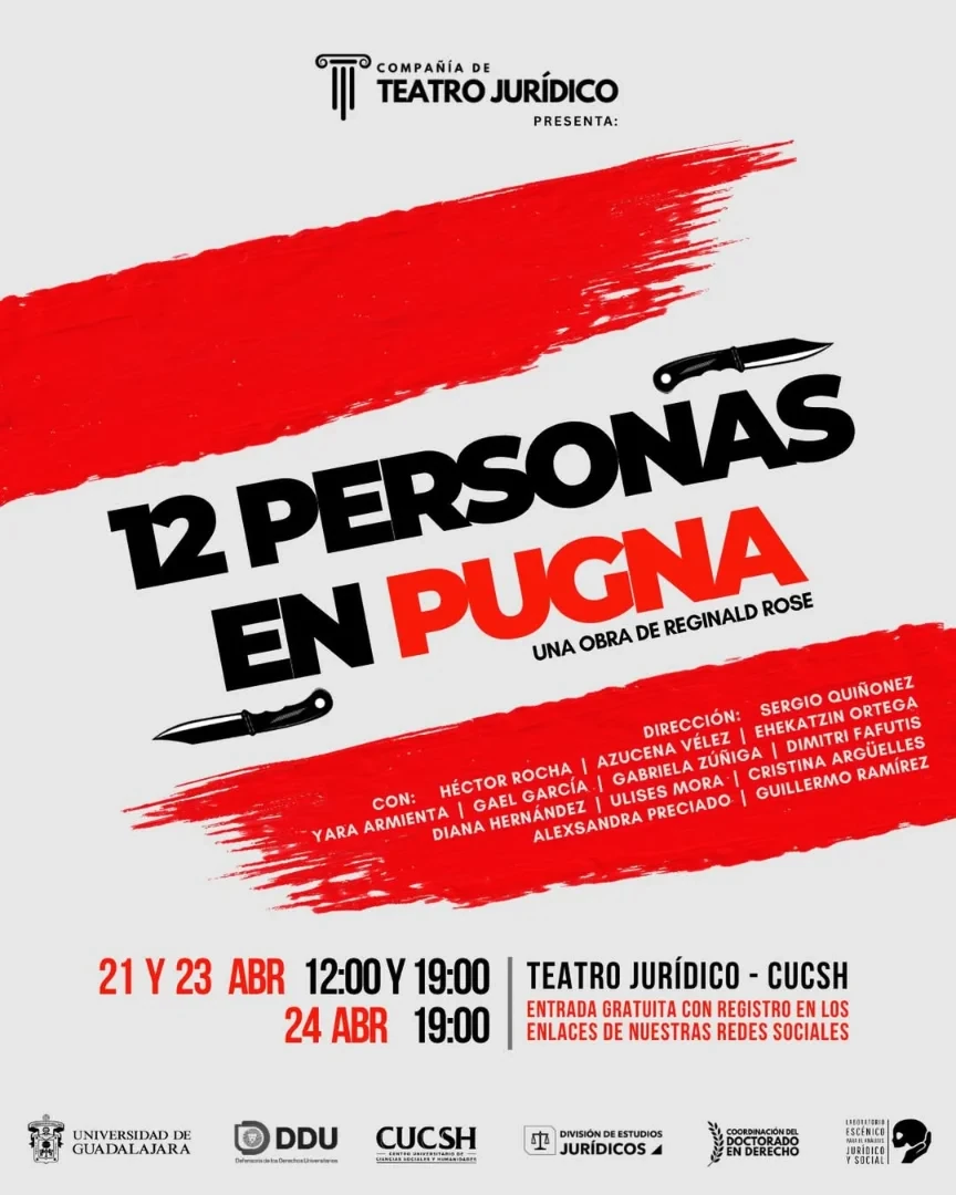 12 personas en pugna