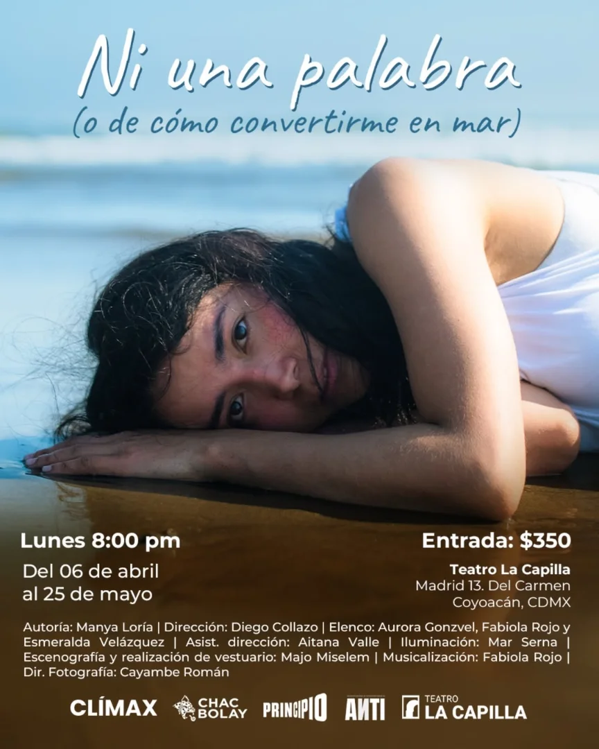 Ni una palabra (o de cómo convertirme en mar)