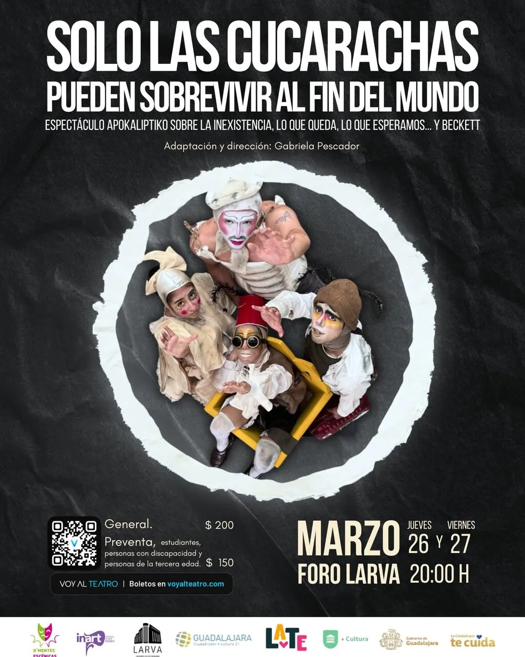 Solo las cucarachas pueden sobrevivir al fin del mundo